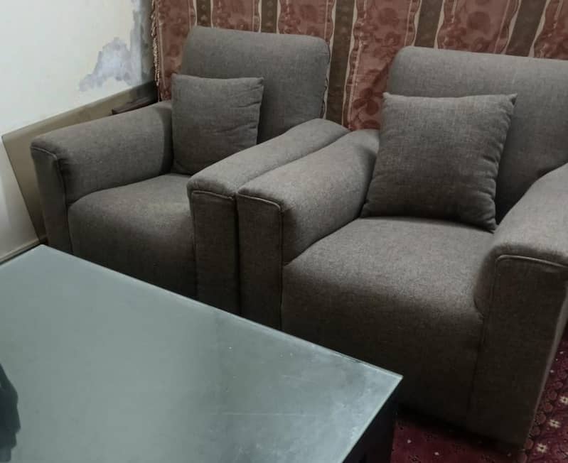 sofa + table + tableglass 2