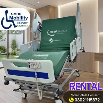 ICU bed | Hospital Bed|Surgical Bed | Electric paitent bed on Rent