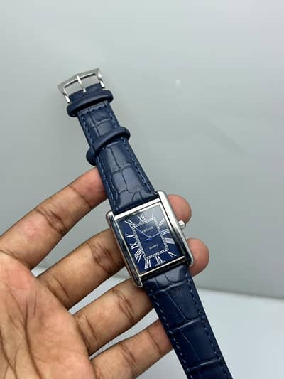 Tank watch for men