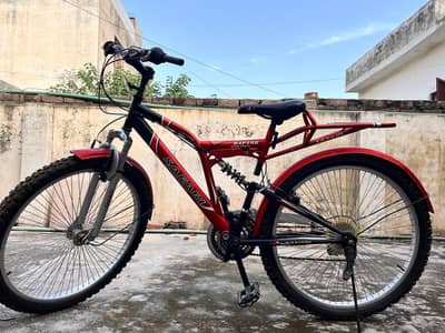 21 Speed Safari Raptor Mountain Bicycle | Geared Cycle | Suspension