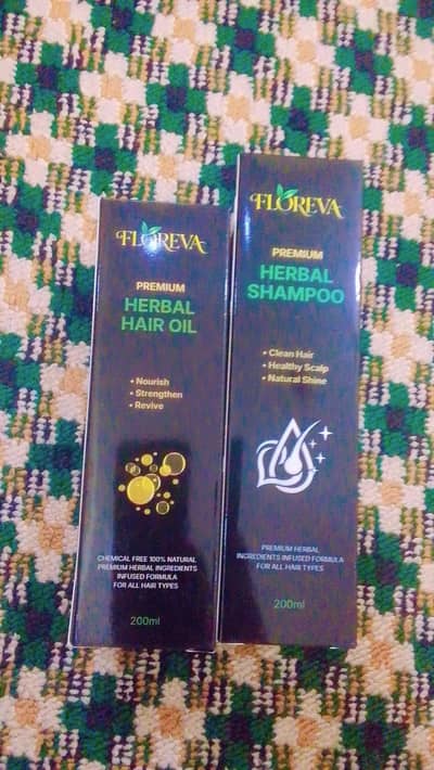 flovera Herbal Shampoo and Oil