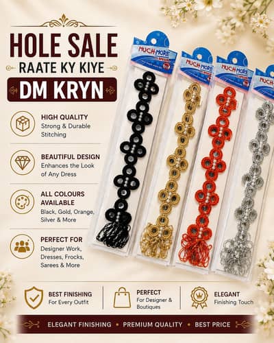 accessories for sale / cloth accessories / cloth metrial for sale