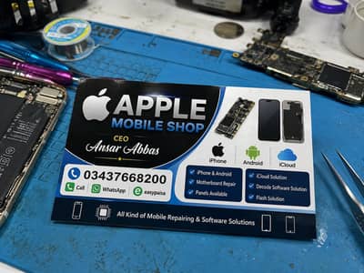 iPhone and Android panels and motherboards