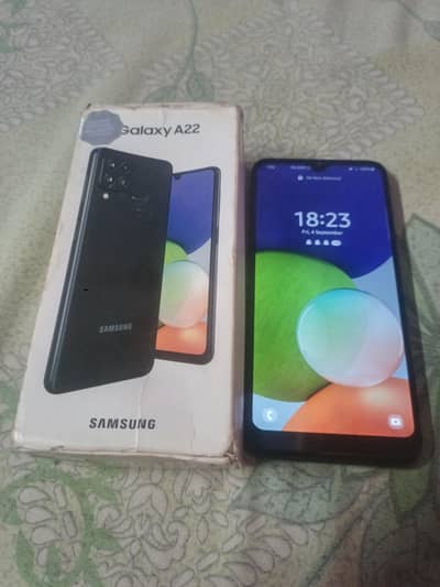 Samsung Mobile A22 4GB + 128GB (Dual Sim PTA Approved)