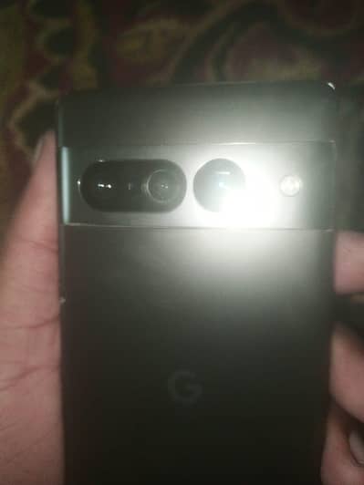 google pixel 7 pro 12/256 online PTA approved  black collar