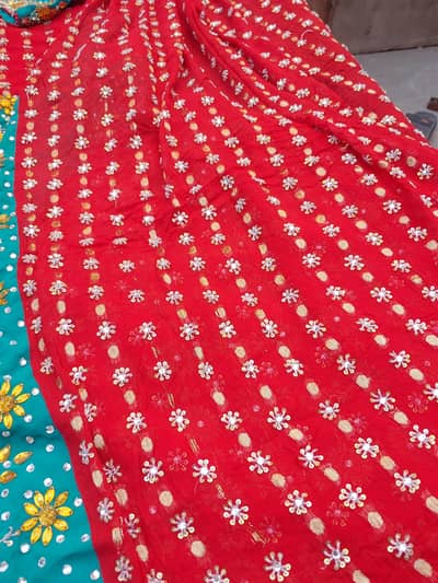 wedding dress with jewelry hand made lehenga