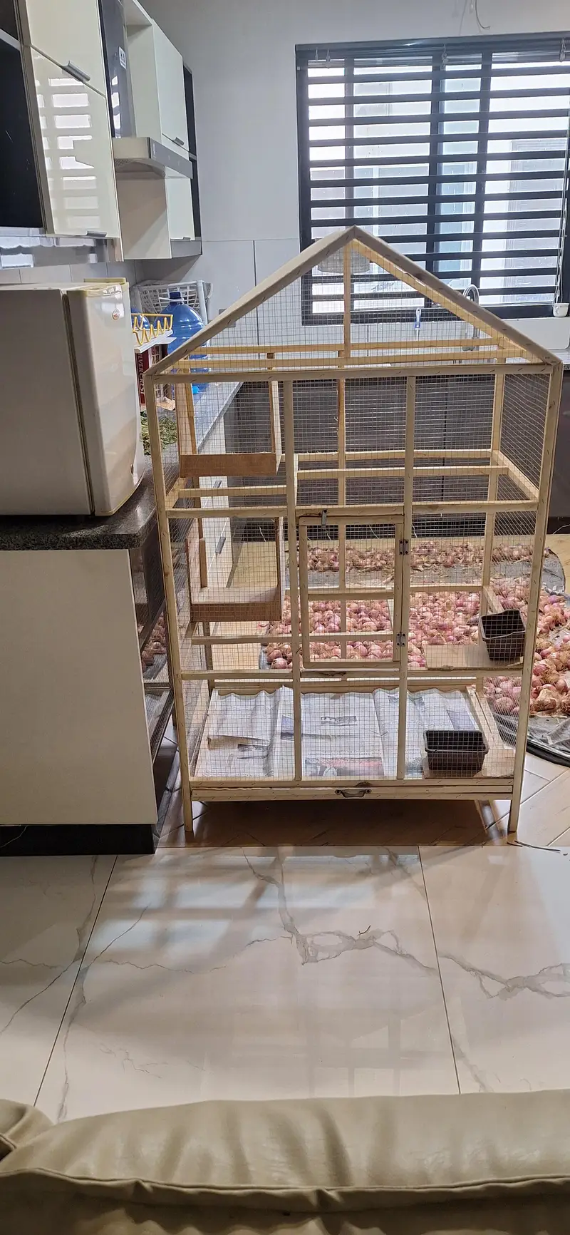 White Bird Cage , For Parrots/Pegion — photo 2