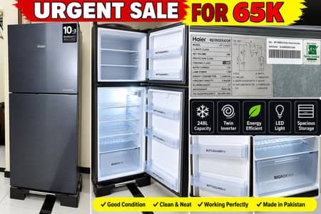 haier fridge for sale urgent