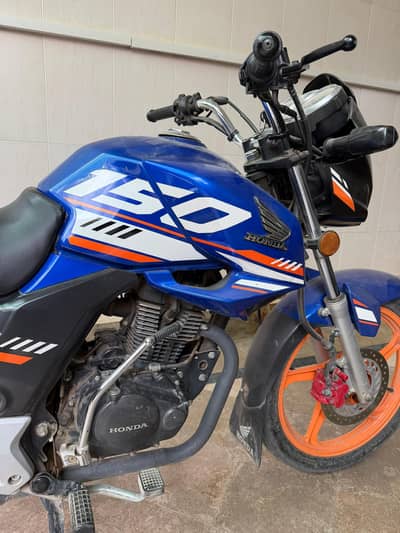 Honda CB 150F 2024 | 21,000 KM | Blue | Excellent Condition”