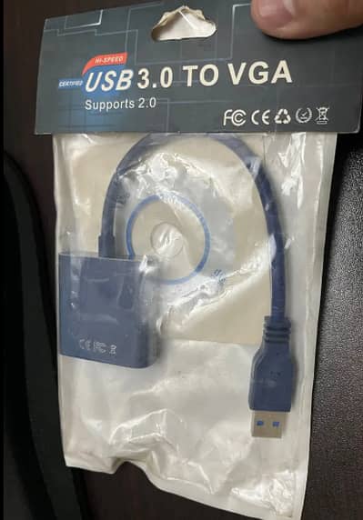 USB to VGA/Ethernet Adapter