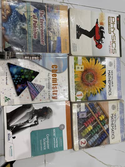 OLevels Text Books Used but in good condition.