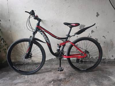 SpeedX MTB 26" 24 Speed Double Shock Mountain Bike – Good Condition