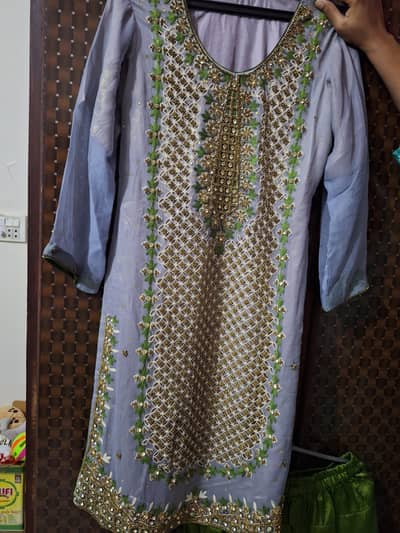 Shirt ghrara dupatta