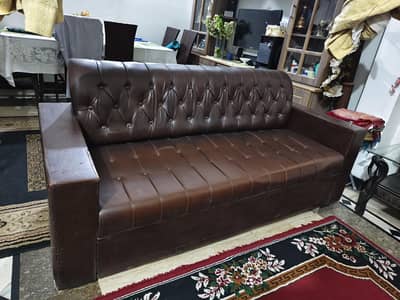 leather sofa set 5 seater
