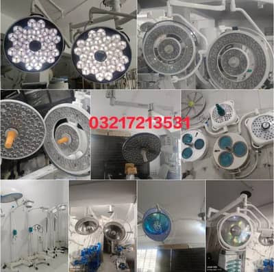 OT Light Ceiling Stand, Mobile Examination Procedure Light LED Halogen