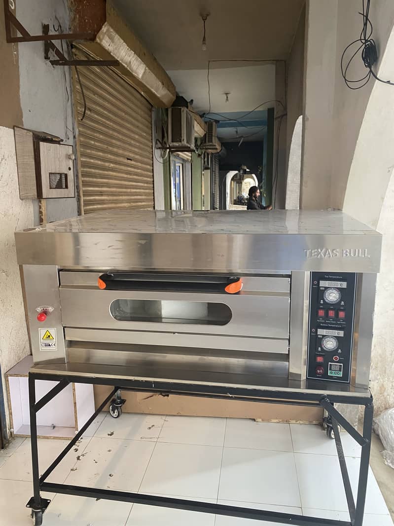 Single deck oven with stand 0