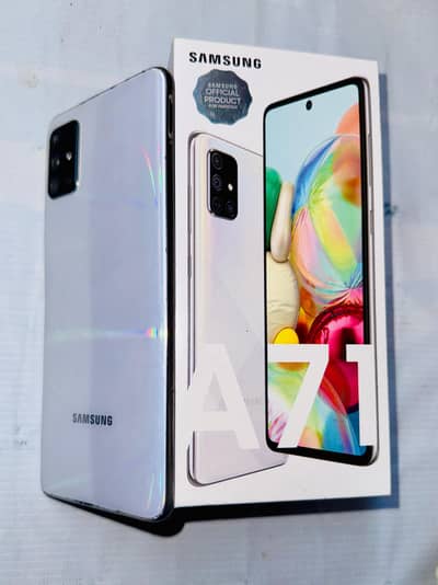 Samsung A71 8/128GB |Original Display & Battery|Original Charger + Box