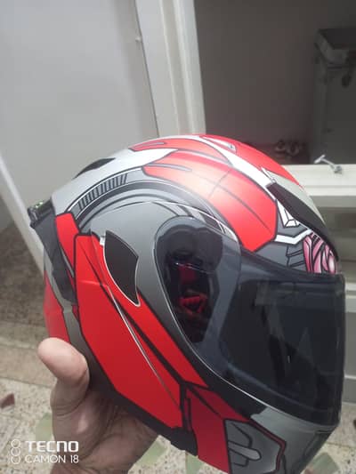 superAir, bike Halmet DOT approved, daul visor, sporty look