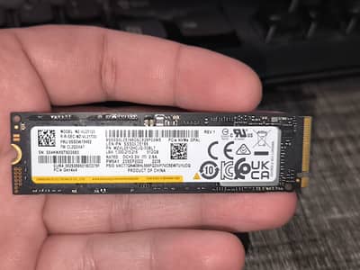 Samsung 512GB Gen 4 NVME SSD | 98% Health | PM9A1 | DRAM