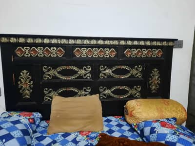 bed and dressing solid wood