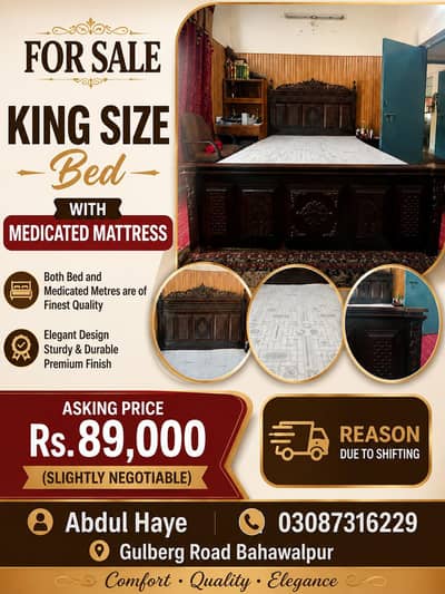 King size Bed for Sale