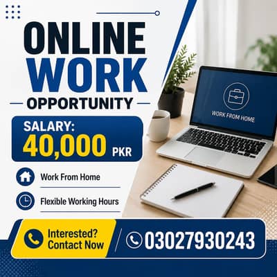 we are hiring males and female staff for office base and home base