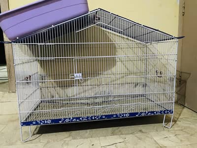 New pet cage with 2 litr box and 2 food bowl condition 10/10