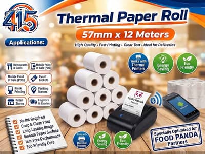 Food Panda thermal Paper roll