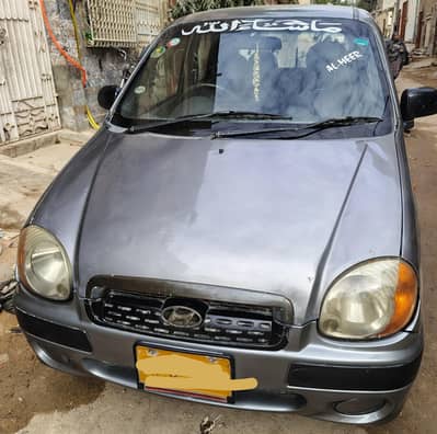 Hyundai Santro 2005 petrol lpg both child ac