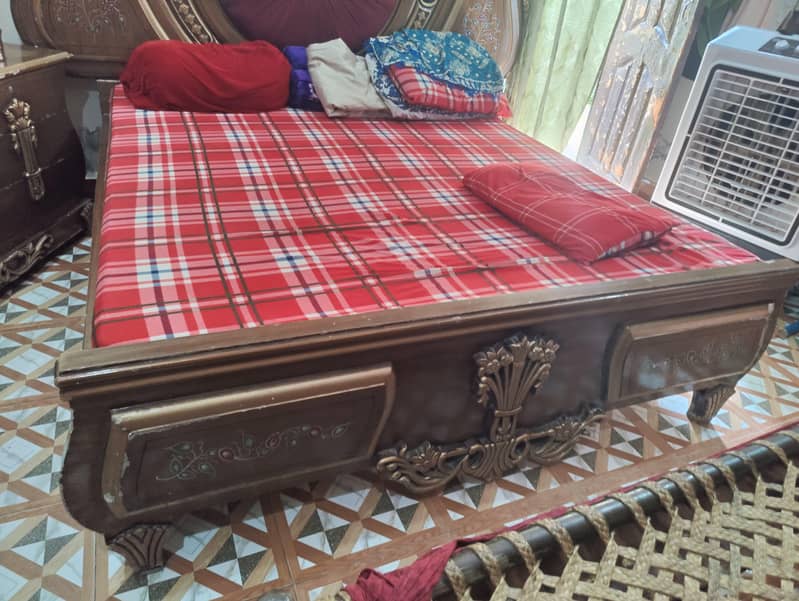 Bed + Dressing + Drawer Boxes  (Without Foam) 1