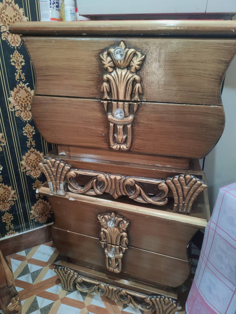 Bed + Dressing + Drawer Boxes  (Without Foam) 2