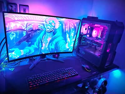 CUSTOM GAMING PC WITH MSI 32INCH 180HERTZ GAMING MONITOR