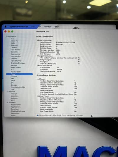 MacBook Pro M3 Pro 2023 16"