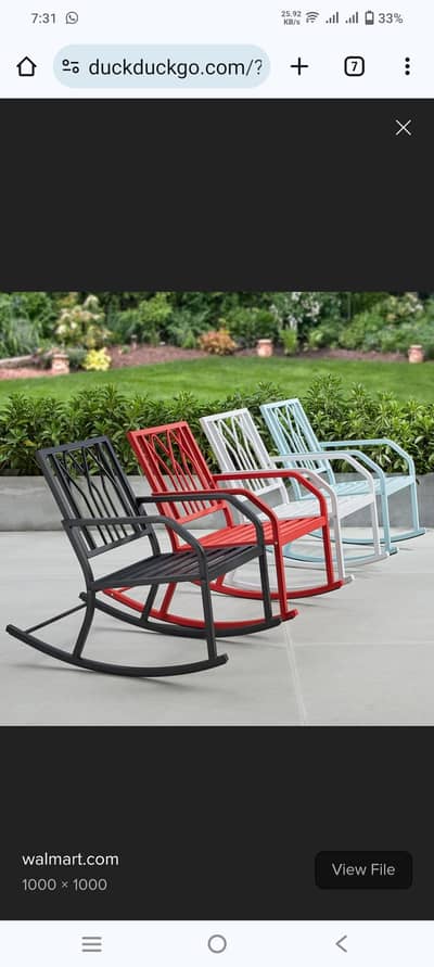 Swing chair outdoor and indoor relaxing and comfortable