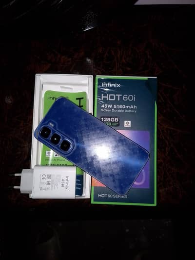 Infinix Hot 60i 6 /128 with full accessories