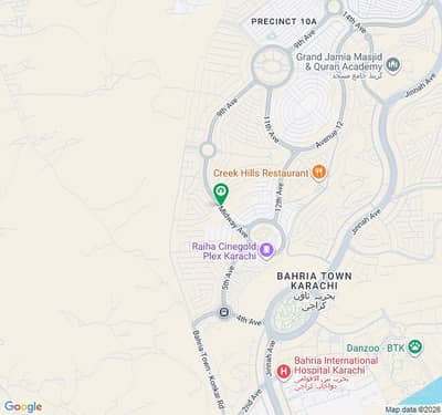 1150 Sq Yards Semi-Corner Plot for Sale Golf City, Top Height, 100-Ft Road, Bahria Town Karachi