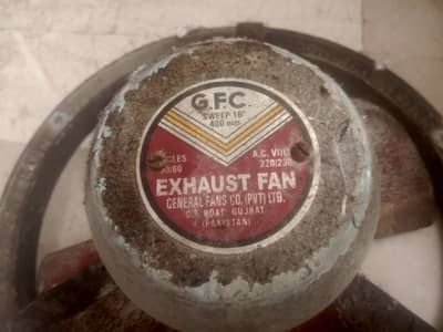 Original GFC Heavy Duty Exhaust Fan (16 Inch) for Kitchen / Room