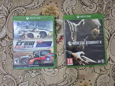 Mortal Kombat X and The crew ultimate edition.