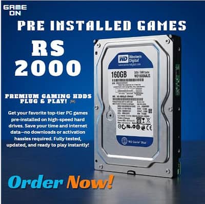 160 GB hard disk full games