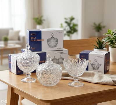 Premium crystal Deli Glassware