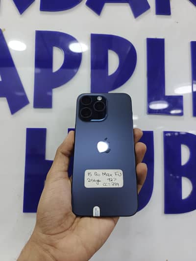 iPhone 15 Pro Max 256GB Factory Unlocked | Blue | 92% Battery