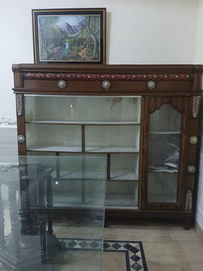 Almari show case pure chinyoti wooden