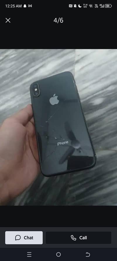 Apple iPhone X 64 gb factory unlock back break