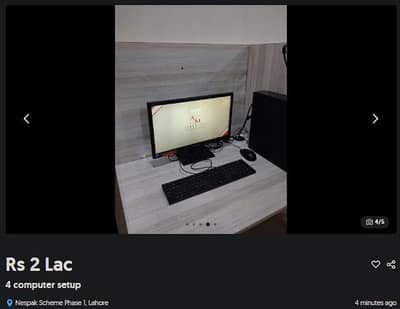 4x Lenovo Computer Setup | Core i5 6th Gen | 8GB RAM | 128GB S