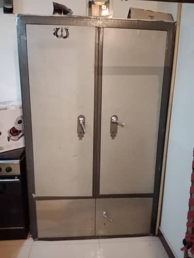 Iron wardrobe.