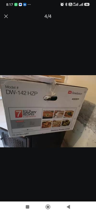 Microwave oven and Grill