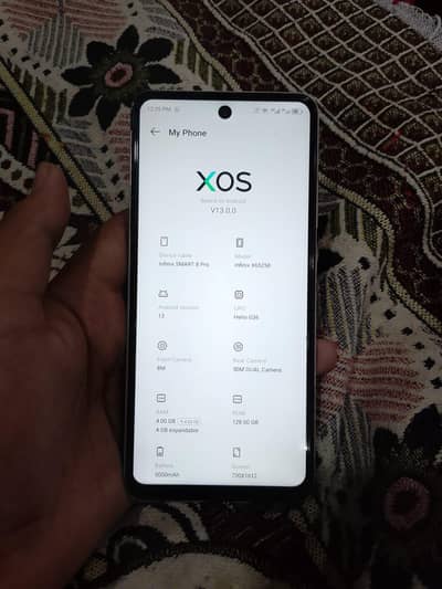 Infinix Smart 8 Pro panel changed