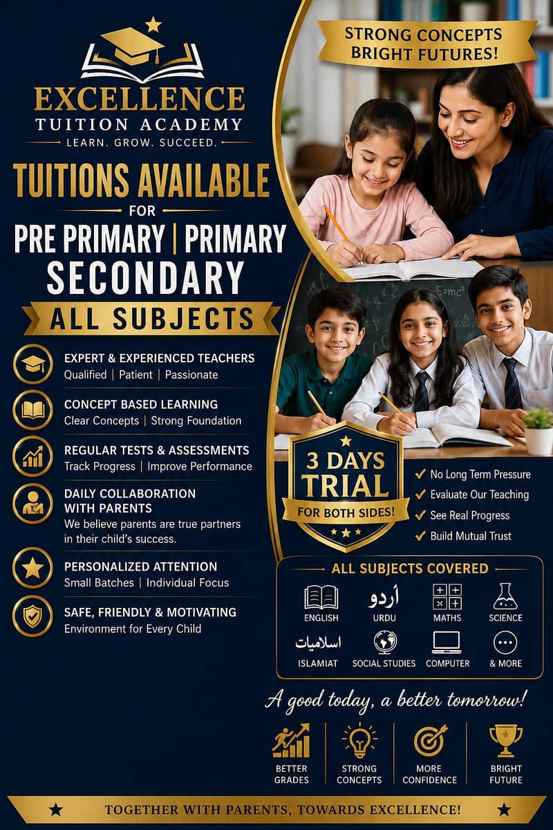 Tuitions For All Classes 0