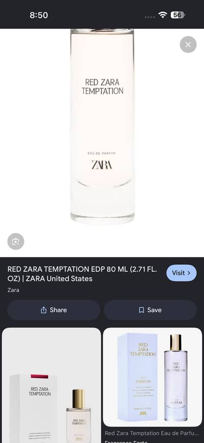 Zara red temptation