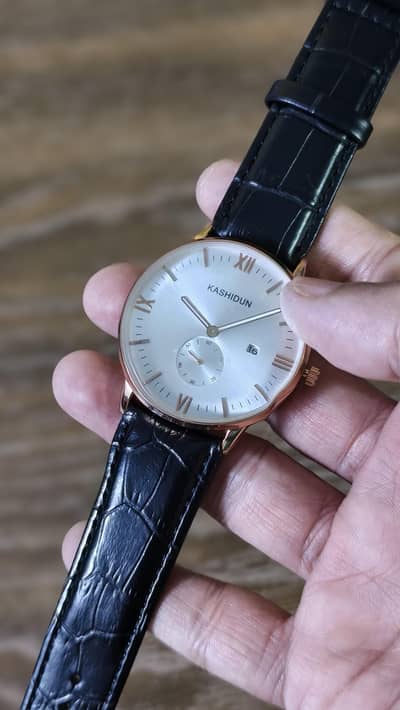 Down Second & Date Working Roman Dial Wrist Watch ⌚